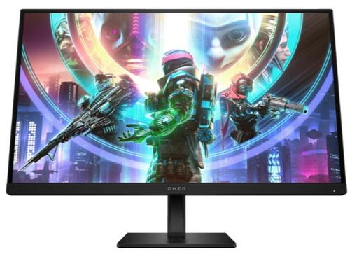 Monitor Gaming IPS LED HP OMEN 27inch 27qs, QHD (2560 x 1440), HDMI, DisplayPort, Boxe, Pivot, 240 Hz, 1 ms (Negru)