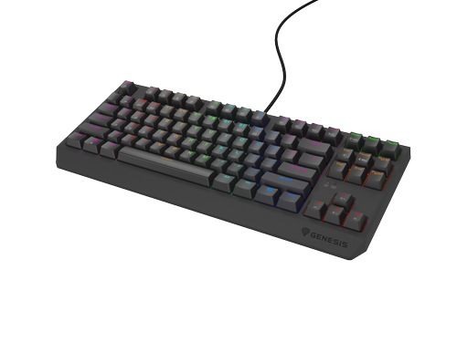 Tastatura Gaming Mecanica Genesis THOR 230 Lite TKL Outemu Red Switch, USB (Negru)