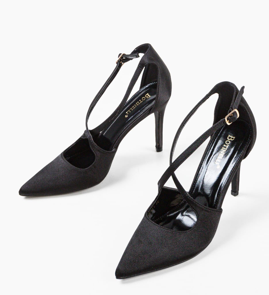 Pantofi cu toc Allow Negri