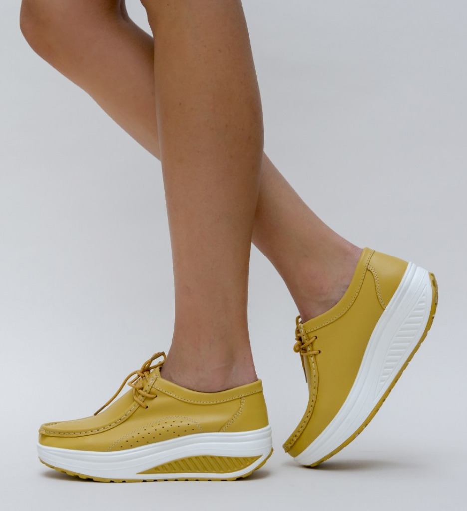 Pantofi Casual Roly Galbeni