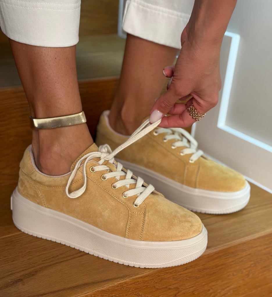 Sneakers dama Daravo Bej