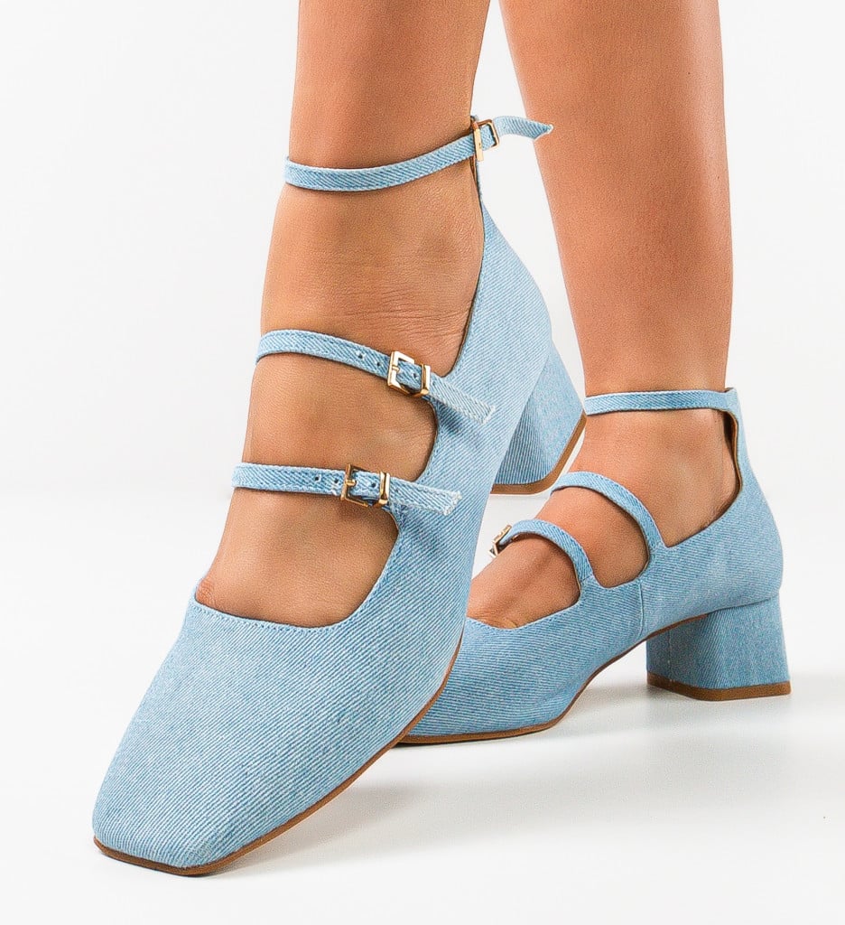 Pantofi dama Jona Albastri