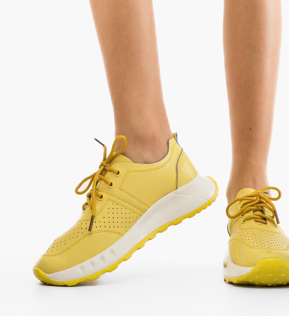 Sneakers dama Horazia Galbeni