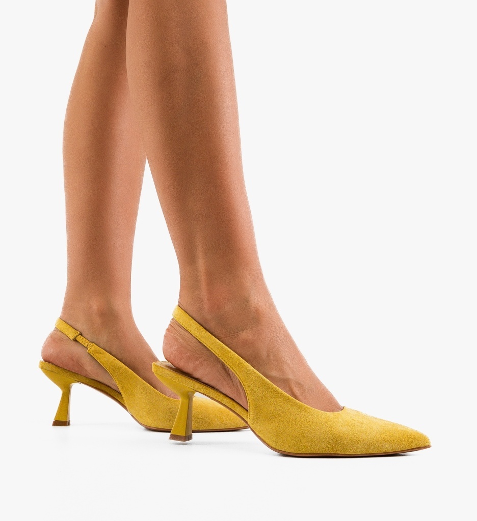 Pantofi dama Massey Galbeni