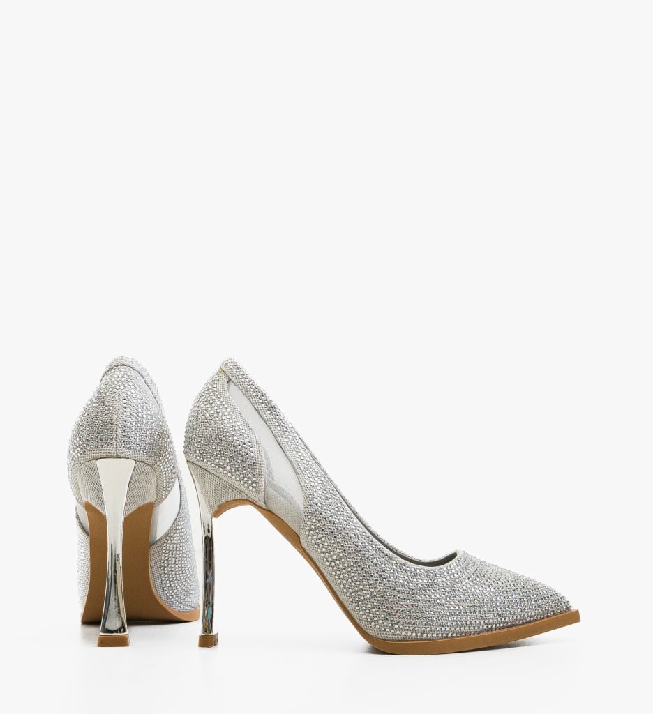Pantofi dama Bomb Argintii