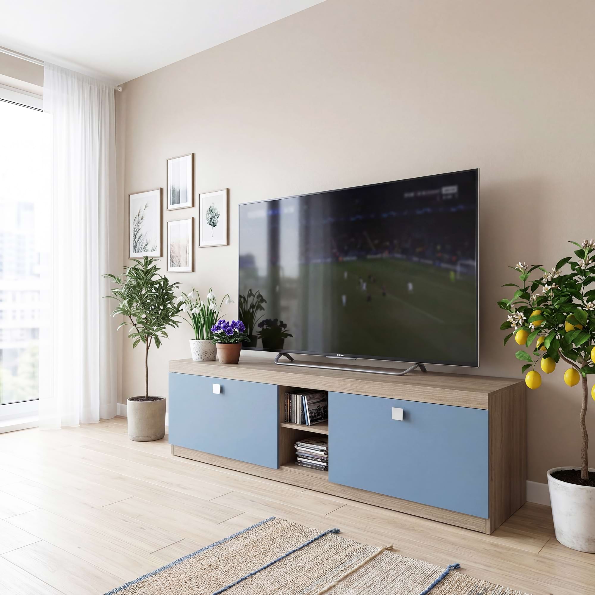 Comoda living LINEA, 2 usi
