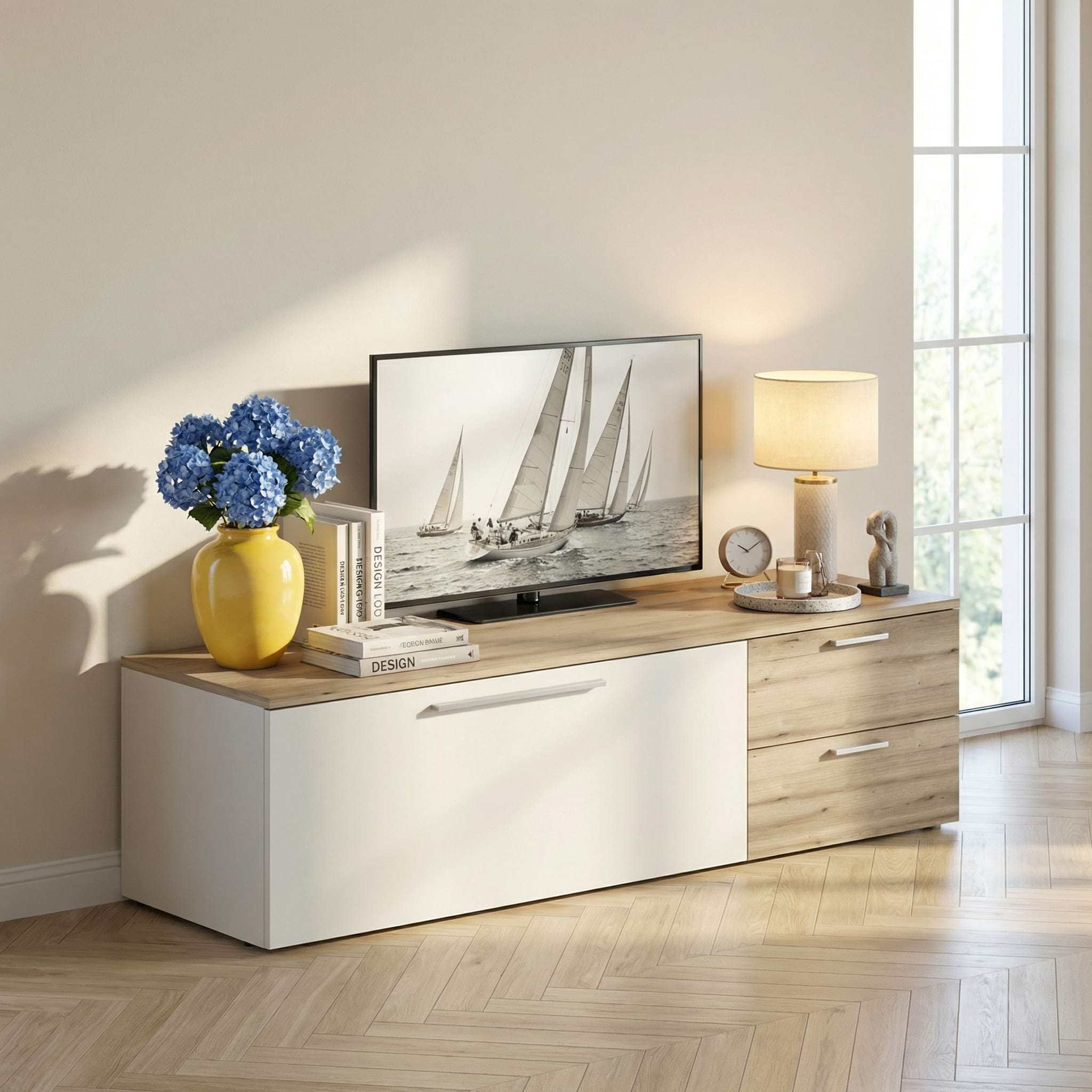 Comoda living ARONA, 1 usa 2 sertare