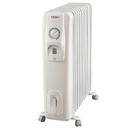 Calorifer TESY CC 3012 E05 R, 3000 W, 12 elementi, 3 trepte de putere, Termostat de siguranta, Termostat reglabil, Protectie anti-inghet