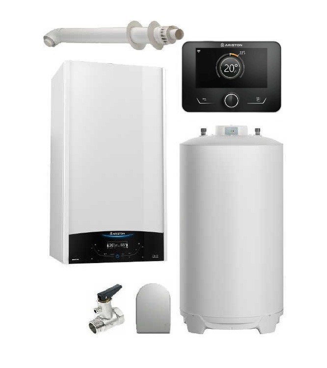 Pachet Centrala termica in condensare Genus ONE System 35 cu boiler BCH 160 L