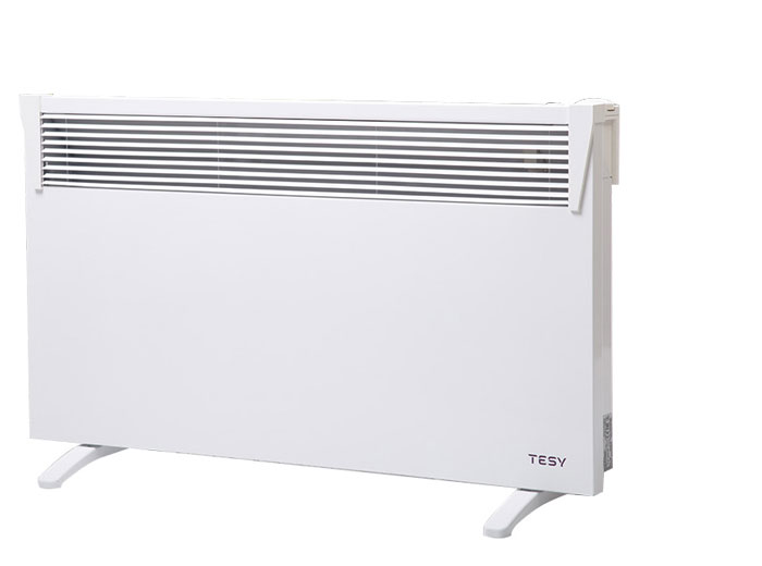 Convector electric de podea TESY CN 03 050 MIS F, 500W, Termostat reglabil, alb