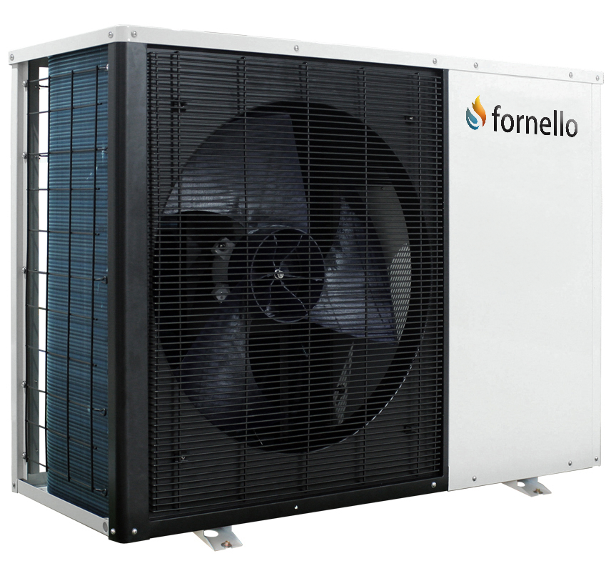 Pompa de caldura aer-apa pentru incalzire si racire FORNELLO ECO Green CGK025V3L-B, MONOBLOC 9.5 KW, Inverter R32 ERP A+++, compresor rotativ Panasonic, MONOFAZAT