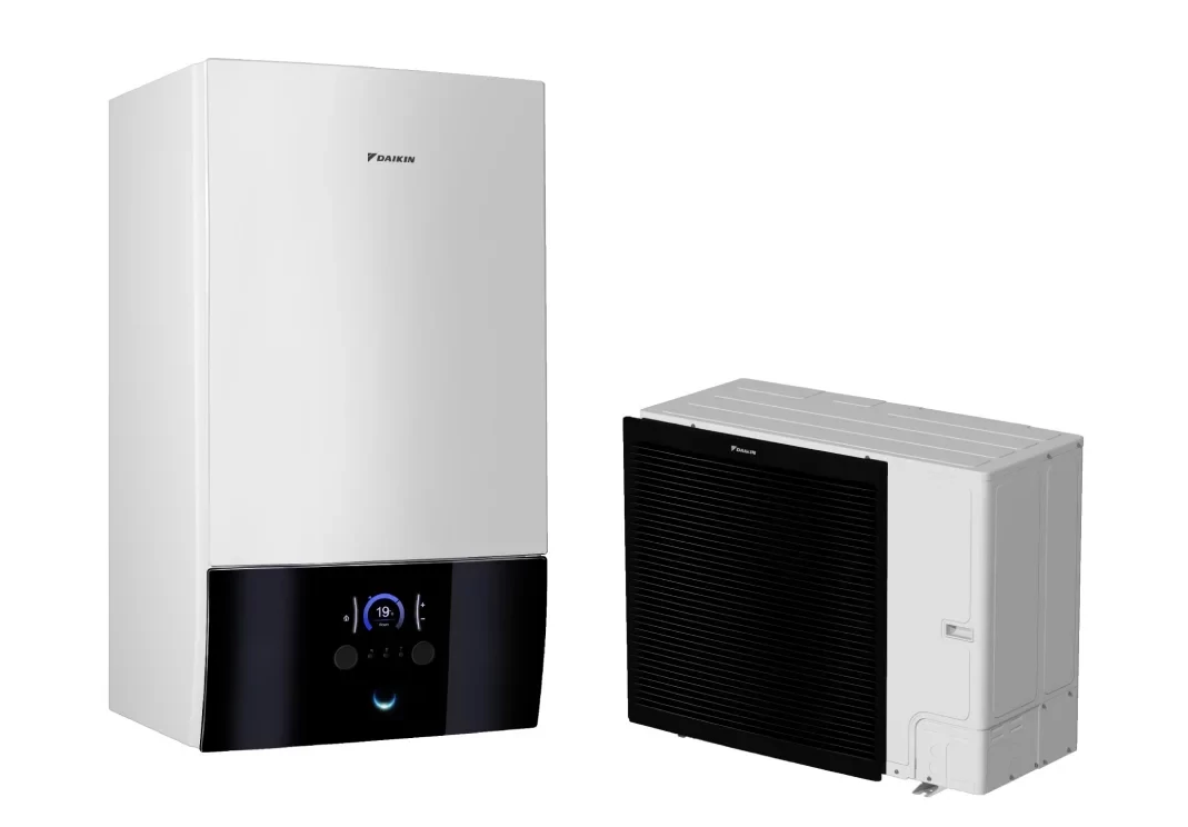 Pompa de caldura Aer-Apa, Daikin 16 kW, pentru incalzire si racire, unitate interioara, Daikin, Altherma 3 R W EBBX16D9W + unitatea exterioara, ERLA16DW1, Daikin, A3RF, 400V/16A, TRIFAZAT