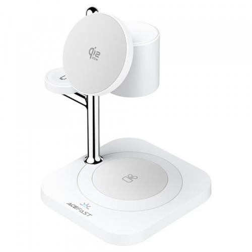Incarcator Wireless Acefast E39 3in1, 32.5W (Alb)