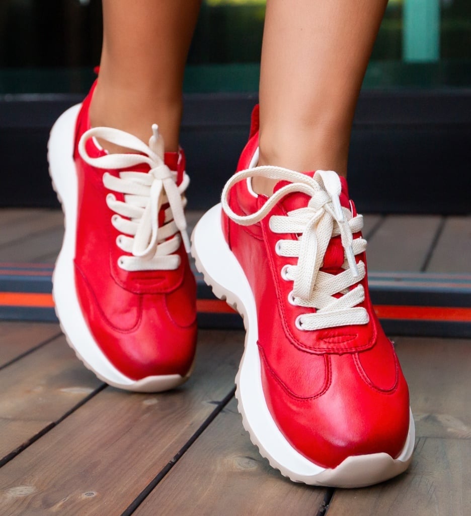 Sneakers dama Hober Rosii