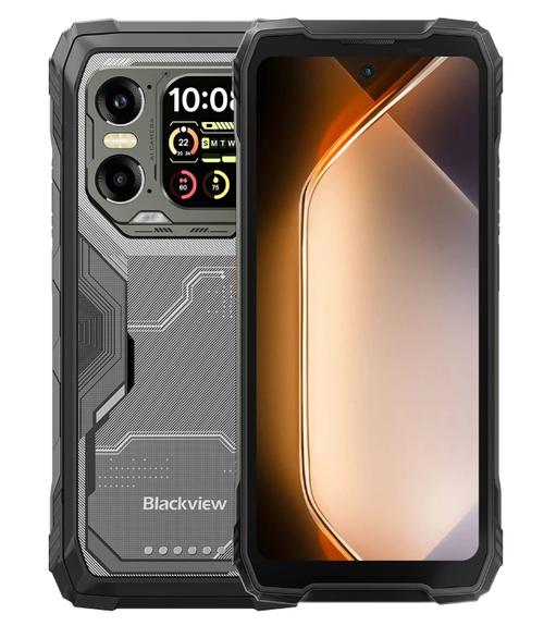 Telefon mobil Blackview Xplore 1, Ecran IPS 6.78inch, Procesor MediaTek Dimensity 7050 Octa-Core, 12GB RAM, 256GB Flash, Camera Duala 64 + 20 MP, Wi-Fi, Android, 5G, Dual SIM (Negru)