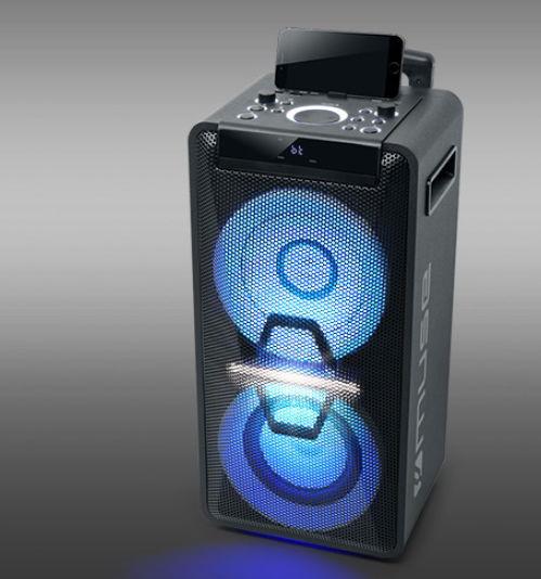 Boxa Portabila Muse M-1920 DJ, CD, USB, Bluetooth, NFC, 300 W (Negru)