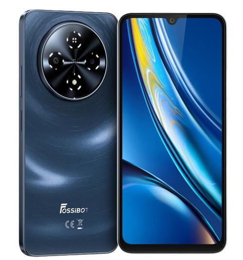 Telefon Mobil FOSSiBOT S5, Procesor Unisoc Tiger T615, Ecran IPS 6.88inch, 4GB RAM, 128GB Flash, Camera 13MP, Wi-Fi, 4G, Dual Sim, Android (Albastru)