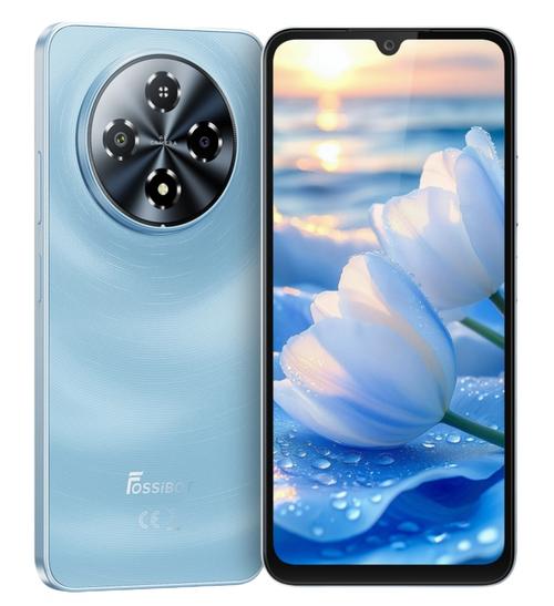 Telefon Mobil FOSSiBOT S5 Pro, Procesor Unisoc Tiger T615, Ecran IPS 6.88inch, 8GB RAM, 256GB Flash, Camera 50MP, Wi-Fi, 4G, Dual Sim, Android (Albastru)