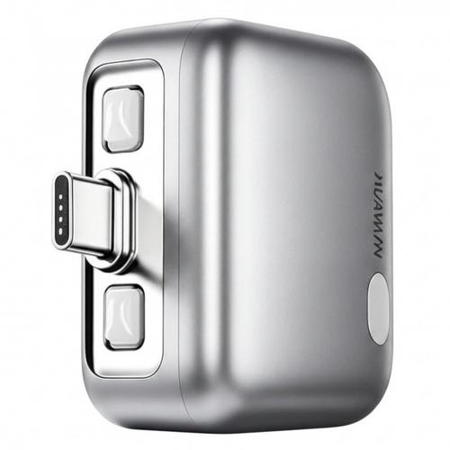Adaptor Auto-Disconnect USB-C KUWAJIA KH-51 pentru Alimentare cu Deconectare Automata si Protectie Baterie (Argintiu)