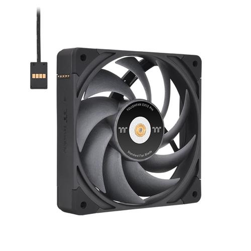Ventilator Thermaltake TOUGHFAN EX12 Pro Cooling Swappable Edition, 3 bucati, 4-PIN PWM, 500-2000 RPM (Negru)