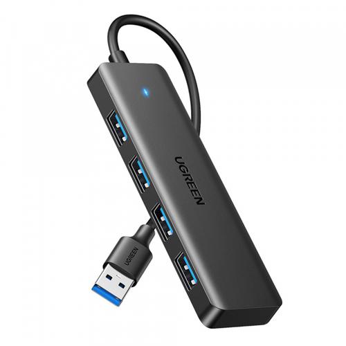 Hub USB UGREEN CM219 (25851), 4 x USB-A 3.0 (Negru)