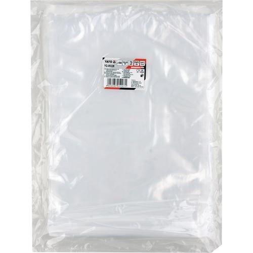 Set 100 saci de vidare Yato YG-09338, Poliamida/Polietilena, 250x300 mm (Transparent)