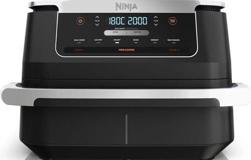 Friteuza cu aer cald NINJA AF550EU, 6.6 L, 2470 W, 6 programe (Negru/Argintiu)