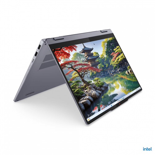 Laptop 2in1 Lenovo IdeaPad 5 14IAL10 (Procesor Intel® Core™ Ultra 7 255H (24M Cache, up to 5.10 GHz) 14inch WUXGA IPS Touch, 16GB LPDDR5X, 1TB SSD, Intel Arc 140T Graphics, Gri)