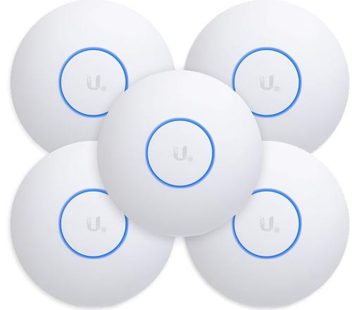 Kit Access Point Ubiquiti UAP-nanoHD-5, Gigabit, Dual Band, 2033 Mbps, 5 bucati (Alb)