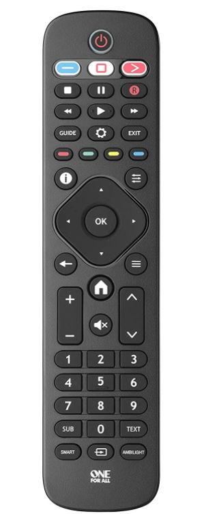 Telecomanda One for all URC4913, pentru Philips (Negru)