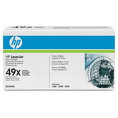 Toner HP Q5949XD (Negru - pachet dublu)