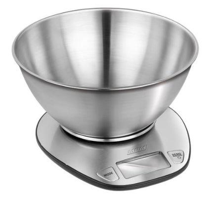 Cantar de bucatarie MPM MWK-05M, Functia Tara, 5 kg (Argintiu)
