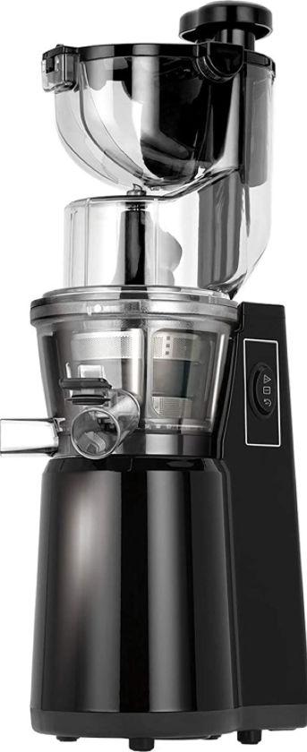 Storcator de fructe si legume MPM MSO-16, 200 W, 60 rotatii/minut, Fara BPA, Functie REVERSE, Protectie anti-picurare (Negru)