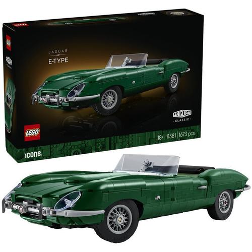 Masina sport clasica LEGO® Icons Jaguar E-Type 11381, 1673 piese