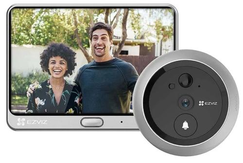 Sonerie wireless EZVIZ CS-DP2 (3WPFBS3MP), DP2 2K, Touch Screen 4.3 inch, 2K/3MP, 2mm, IR 5m, slot MicroSD, PIR