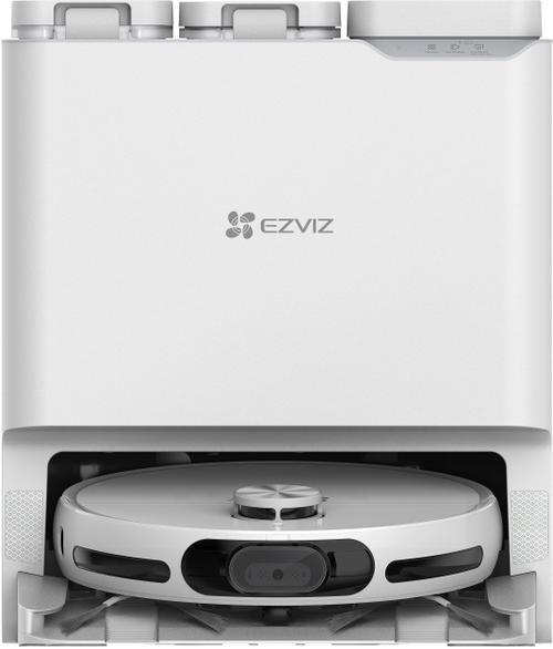 Aspirator robot EZVIZ RS20 Pro, Autonomie 220 minute, Rezervor 0.35 l, 65 W, Functie mop, Wi-Fi, Control vocal (Alb)