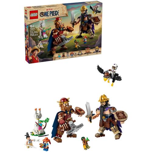 LEGO® ONE PIECE Dorry vs Brogy – Gigantii din Micuta Gradina 75644, 733 piese