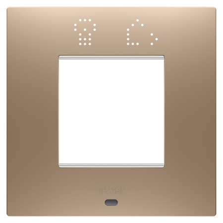PLACA INTERNATIONALA EGO SMART - IN TEHNOPOLIMER VOPSIT - 2 MODULE - CUPRU MOALE - CHORUSMART