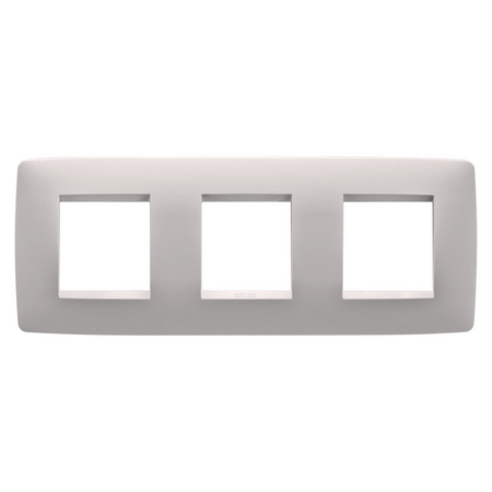PLACA INTERNATIONALA ONE - IN TEHNOPOLIMER VOPSIT - 2+2+2 MODULE ORIZONTAL - BEJ NATURAL - CHORUSMART