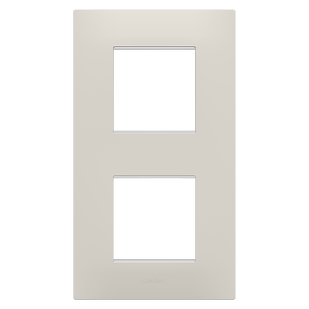 PLACA INTERNATIONALA EGO - ÎN TEHNOPOLIMER - 2+2 MODULE VERTICAL - BEJ NATURAL - CHORUSMART