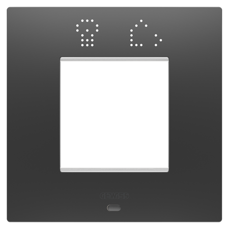 PLACA INTERNATIONALA EGO SMART - IN TEHNOPOLIMER VOPSIT - 2 MODULE - NEGRU SATINAT - CHORUSMART