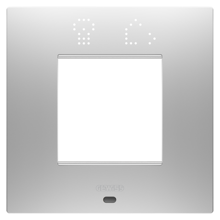 PLACA INTERNATIONALA EGO SMART - IN TEHNOPOLIMER VOPSIT - 2 MODULE - GRI MAGNETIC - CHORUSMART