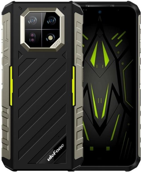 Telefon Mobil Ulefone Armor 22, Procesor Mediatek Helio G96 Octa-Core, IPS LCD 6.58inch, 8 GB RAM, 128 GB Flash, Camera Duala 64 + 64 MP, Wi-Fi, 4G, Dual SIM, Android (Negru/Verde)