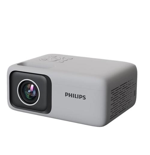 Videoproiector Philips NeoPix 106, HD ready (1280x720), 100 ANSI lumeni, Wi-FI, Difuzor 2W (Gri)