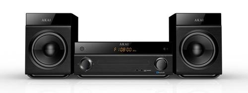 Micro Sistem Audio Akai AM-301B, CD/MP3 player, Radio FM, Bluetooth, 40 W (Negru)