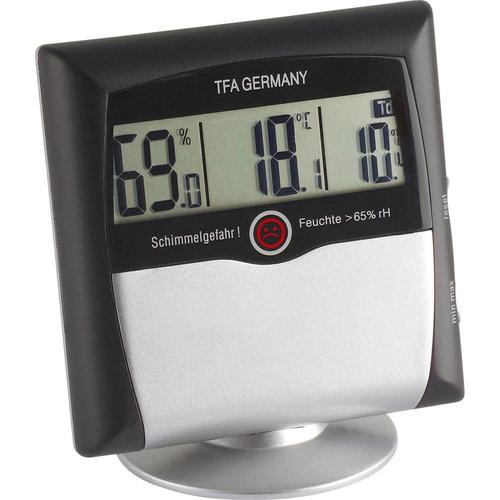 Termohigrometru TFA Dostmann 30.5011 (Negru/Argintiu)