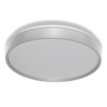 Plafonieră LED LEDVANCE CEILING LUXO SENSOR ⌀ 32 cm 18 W 3000 K IP20 SILVER, 990 lm, 120°, argintiu