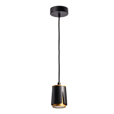 Bec LED Ledvance (Osram)  LED SPOT COLLAR BLACK AND GOLD 1XGU10 PENDANT, 6 W, negru