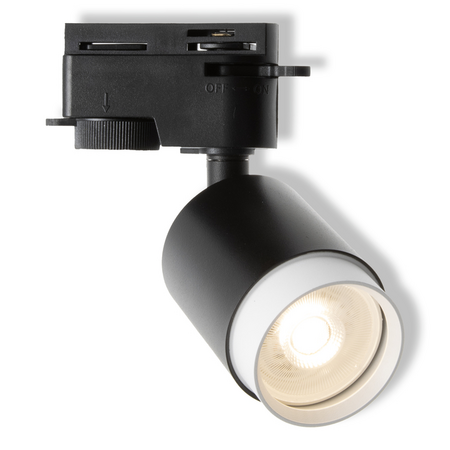 Bec LED spot LEDVANCE Spot 1-phase tracking system BEAM GU10 BLACK, 6,00 W, negru