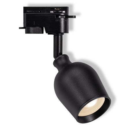 Bec LED spot LEDVANCE Spot 1-phase tracking system PEAR GU10 BLACK, 6,00 W, negru